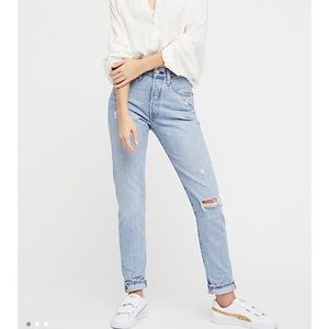 Classic Levi Denim 501 Skinny in Clear Minds 24